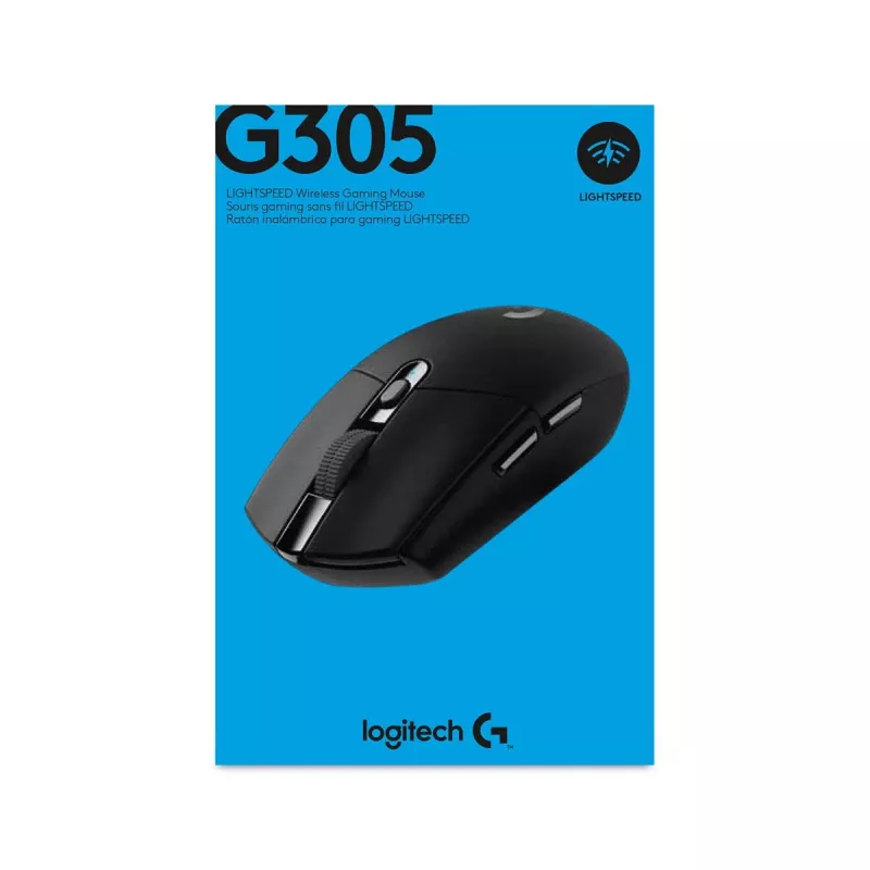 Logitech G305 Lightspeed draadloze gaming-muis, zwart