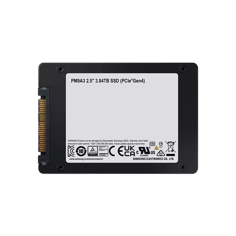 Samsung PM9A3 3,84 TB 2.5 inch PCI Express 4.0 NVMe V-NAND TLC