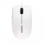 CHERRY MC 2000 kabelmuis met kantelwiel, lichtgrijs, USB, dubbelhandig, IR LED, USB Type-A, 1600 DPI, grijs