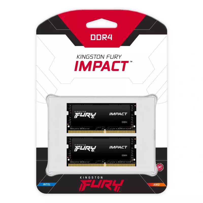 Kingston Technology FURY 64GB 3200MT/s DDR4 CL20 SODIMM (kit van 2) Impact