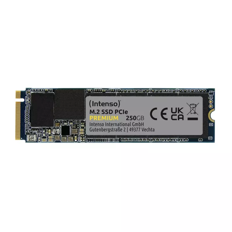 SSD harde schijf Intenso 250 GB M.2 PCI Express 3.0 NVMe model