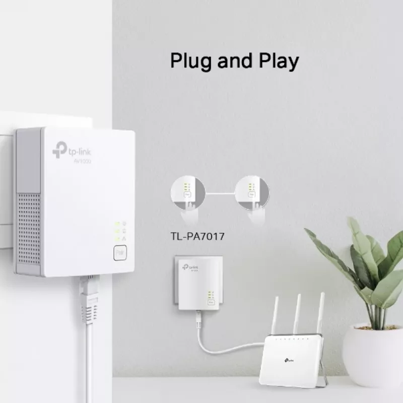 TP-Link TL-PA7019 KIT 1000 Mbit/s Ethernet LAN wit