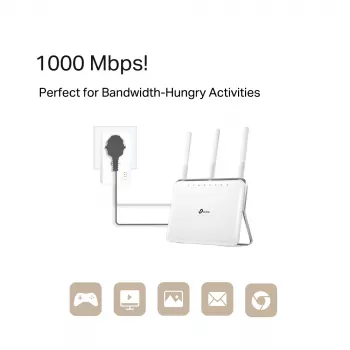 TP-Link TL-PA7019P KIT 1000 Mbit/s Ethernet LAN wit 2 stuks