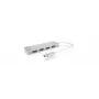 ICY BOX IB-HUB1425-C3 USB 3.2 Gen 1 (3.1 Gen 1) Type-C 5000 Mbit/s zilver