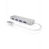 ICY BOX IB-HUB1425-C3 USB 3.2 Gen 1 (3.1 Gen 1) Type-C 5000 Mbit/s zilver