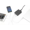 DIGITUS 4-poorts USB-oplader, 72 W 1x USB-C (PD) 5,9,15,20 V/3 A, 3x USB-A 5 V/2,4 A, zwart