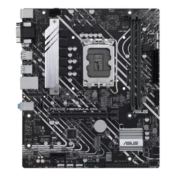 Moederbord ASUS PRIME H610M-A D4-CSM, Intel H610, LGA 1700, micro ATX, DDR4, 2x DIMM, 64GB, 2x M.2, 4x SATA III, HDMI 2.1, DP 1.4