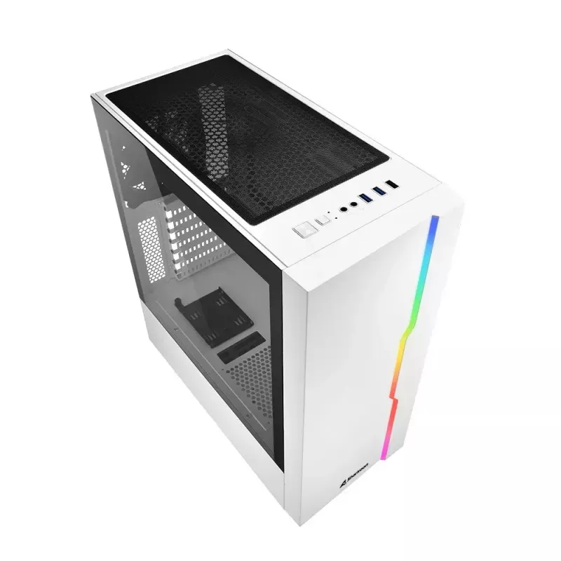 PC-behuizing Sharkoon RGB Slider Midi Tower wit