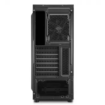 PC-behuizing Sharkoon RGB Slider Midi Tower zwart