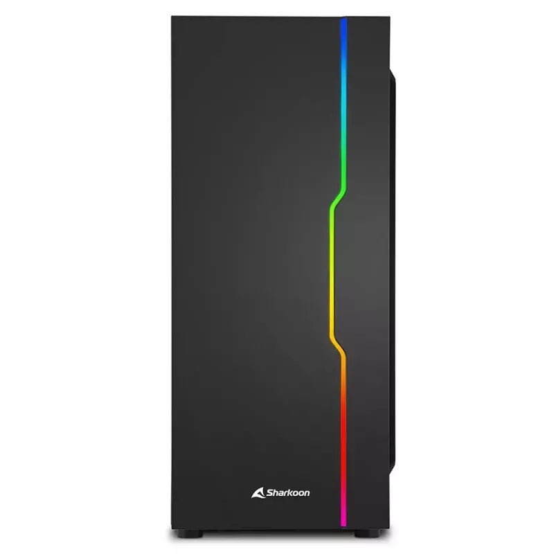 PC-behuizing Sharkoon RGB Slider Midi Tower zwart