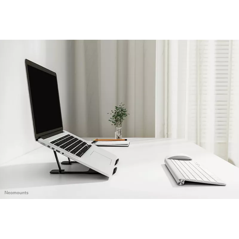 Neomounts NSLS085zwart laptopstandaard 10-17 inch – opvouwbaar – compact – universeel