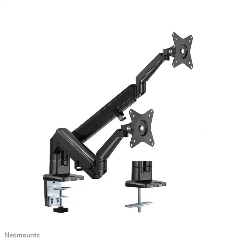 Neomounts DS70-810BL2 monitorarm 17-32 inch – gasveer – ruimtebesparend – 180°-stop