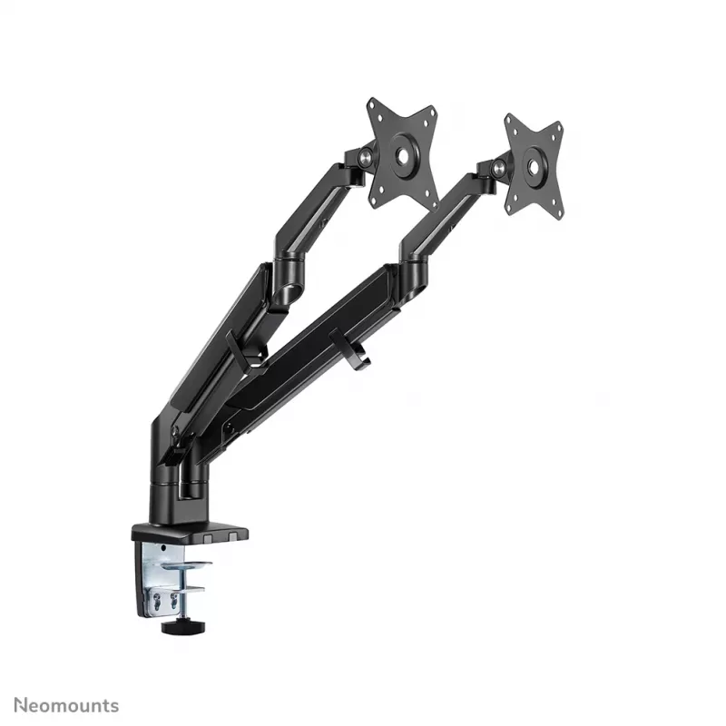 Neomounts DS70-810BL2 monitorarm 17-32 inch – gasveer – ruimtebesparend – 180°-stop