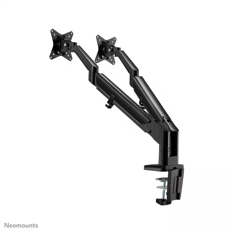 Neomounts DS70-810BL2 monitorarm 17-32 inch – gasveer – ruimtebesparend – 180°-stop