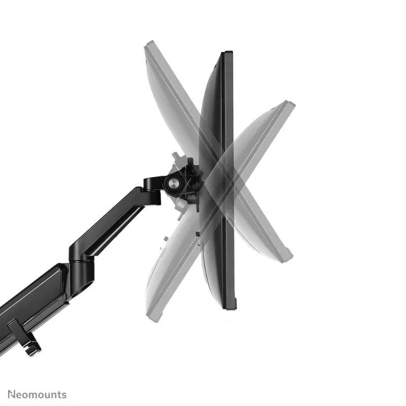 Neomounts DS70-810BL2 monitorarm 17-32 inch – gasveer – ruimtebesparend – 180°-stop
