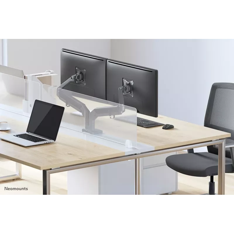 Neomounts DS70-810BL2 monitorarm 17-32 inch – gasveer – ruimtebesparend – 180°-stop