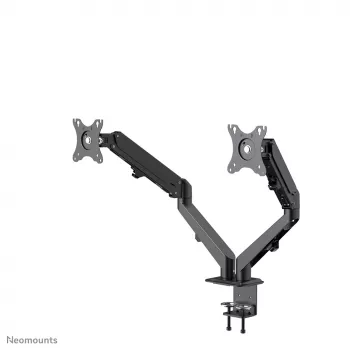 Neomounts DS70-700BL2 monitorarm 17-27 inch - gasveer, klembevestiging, 7 kg, 43,2 cm (17 inch), 68,6 cm (27 inch), 100 x 100 mm, zwart
