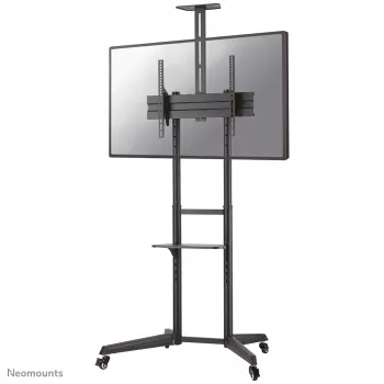 Neomounts FL50-550BL1 tv-wagen 37-70 inch, zwart, draagbare vloerstandaard, roestvrij staal, 50 kg, 94 cm (37 inch), 177,8 cm (70 inch)