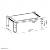 Neomounts NSMONITOR20 monitor-/laptop-riser - in hoogte verstelbaar - universeel