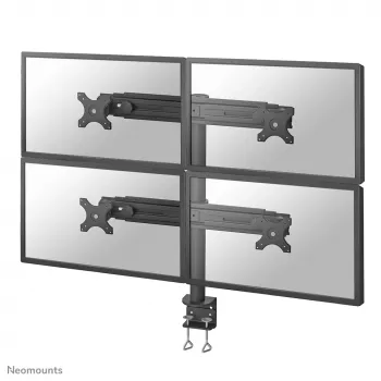 Neomounts FPMA-D700D4 monitorbeugel 19-30 inch, tafelklem, 8 kg, 48,3 cm (19 inch), 76,2 cm (30 inch), 100 x 100 mm, zwart