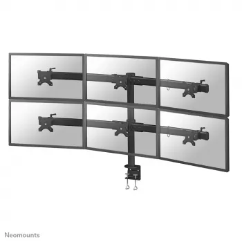 Neomounts FPMA-D700D6 monitorarm 19-27 inch, klembeugel, 8 kg, 48,3 cm (19 inch), 68,6 cm (27 inch), 100 x 100 mm, zwart