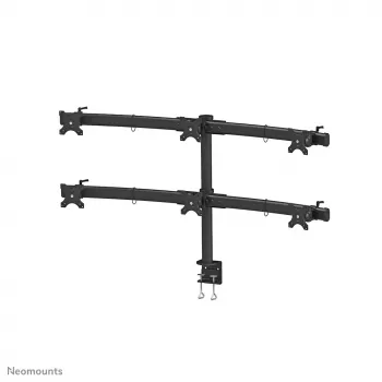 Neomounts FPMA-D700D6 monitorarm 19-27 inch, klembeugel, 8 kg, 48,3 cm (19 inch), 68,6 cm (27 inch), 100 x 100 mm, zwart