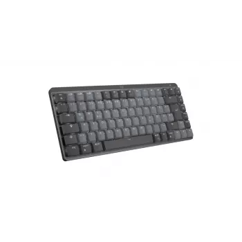 LOGITECH Mx Mechanical Mini minimalistisch draadloos verlicht toetsenbord - Graphite Tactile Quiet Qwertz Duits