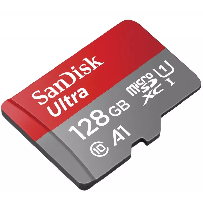 WESTERN DIGITAL SanDisk Ultra micro SDXC 128GB plus SD-adapter 140MB/s A1 Class 10 UHS-I - Imaging-verpakking