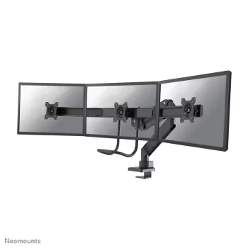 Neomounts NM-D775DX3 zwart monitorarm 17-27 inch - gasveer - Topfix - 180°-stop