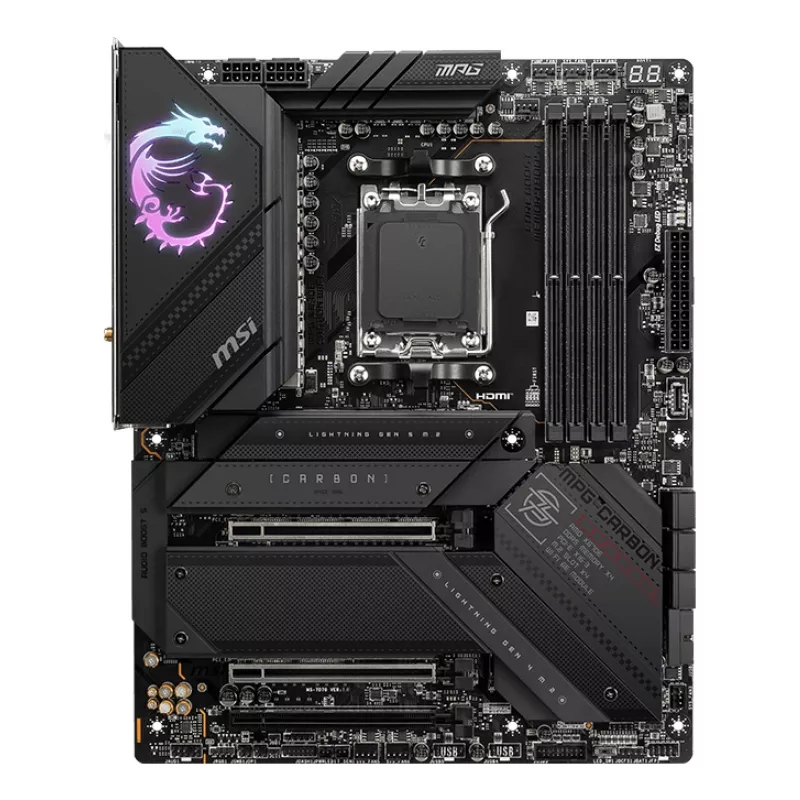 MSI MPG X670E CARBON WIFI moederbord AMD X670 Socket AM5 ATX