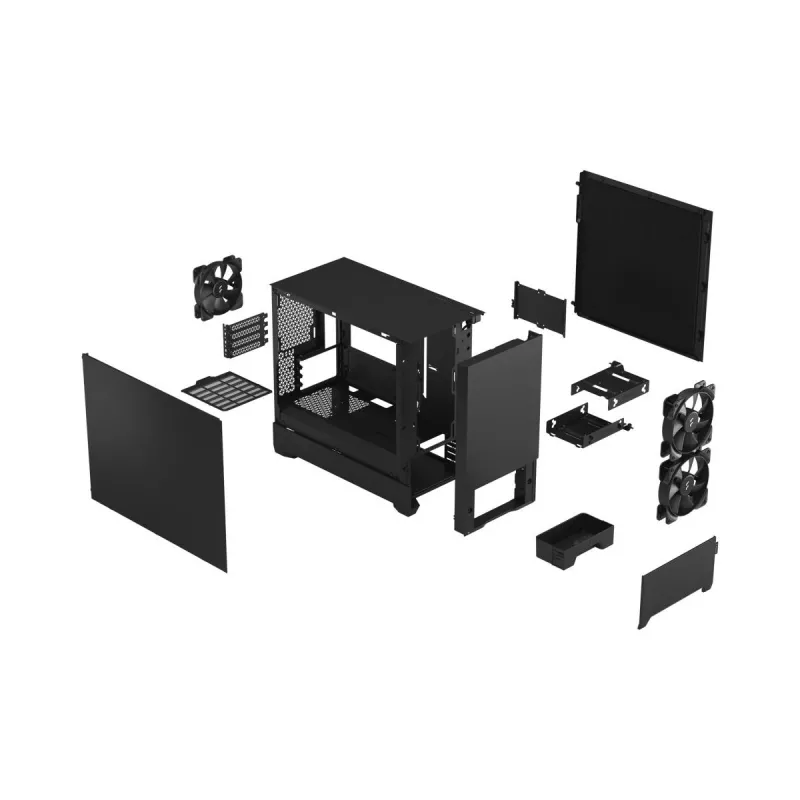 FRACTAL DESIGN Fractal Design Pop Mini Silent zwart Solid