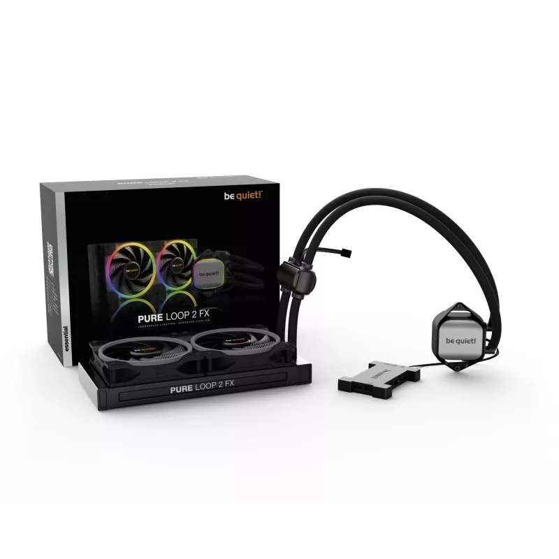 be quiet Pure Loop 2 FX 240mm processor all-in-one-vloeistofkoeler 12 cm zwart 1 stuks