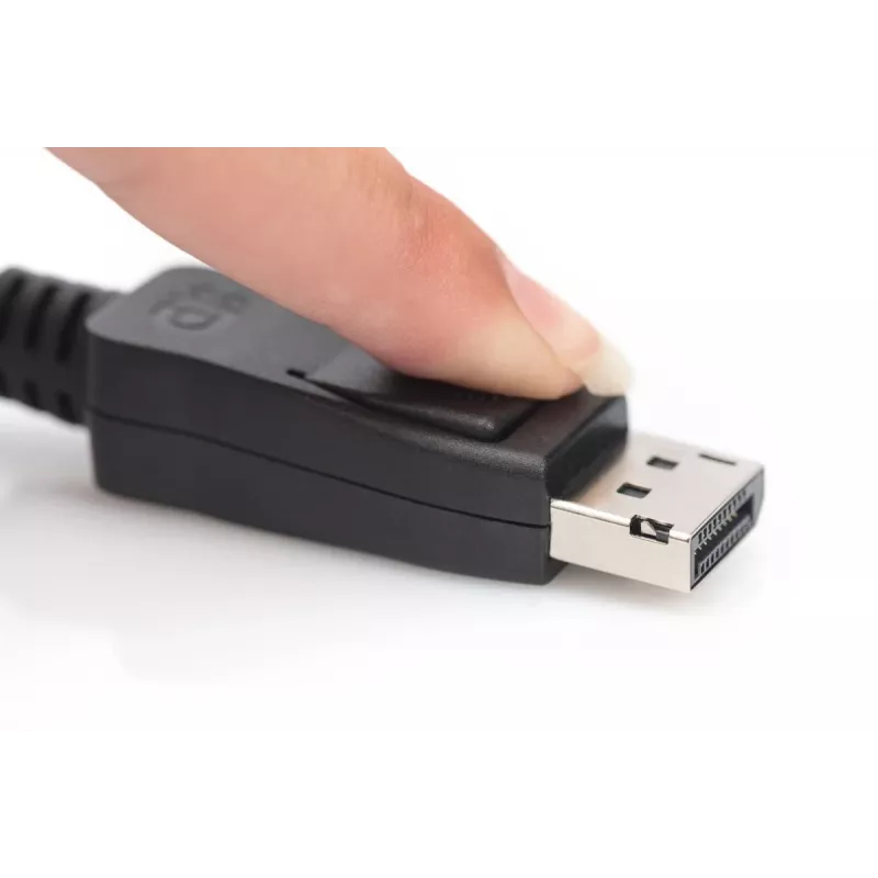 DIGITUS DisplayPort-kabel, M/M, 1m Ultra HD 8K, vers. 1.3/1.4, standaard