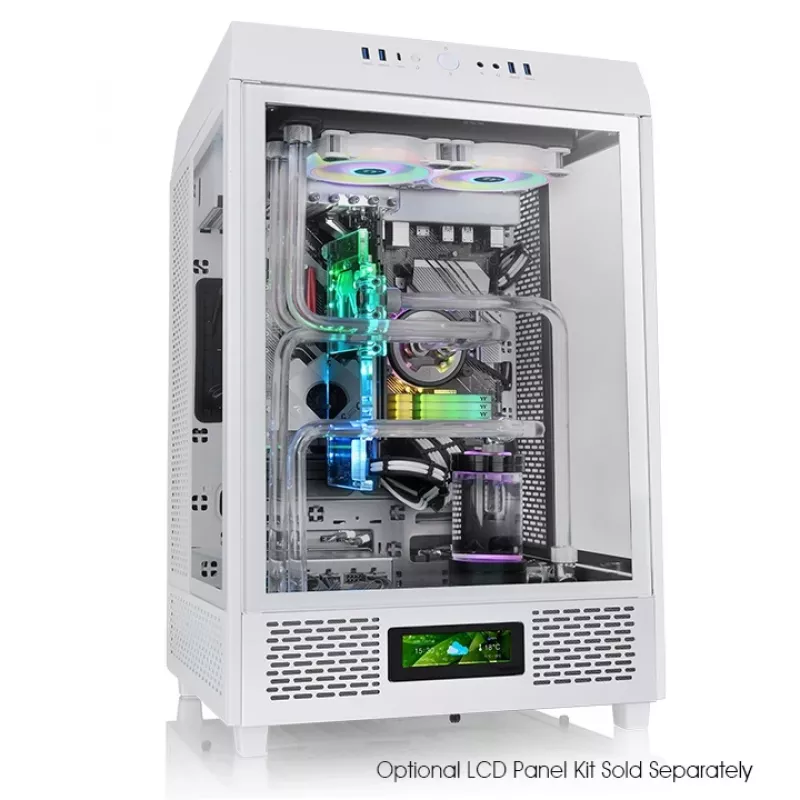 Thermaltake Ceres 500 TG ARGB Snow Midi Tower pc-behuizing, wit