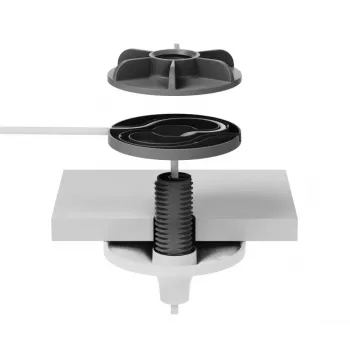 Verlaagde houder Logitech Mic Pod Pendant Mount, breedte 145 mm, hoogte 56 mm