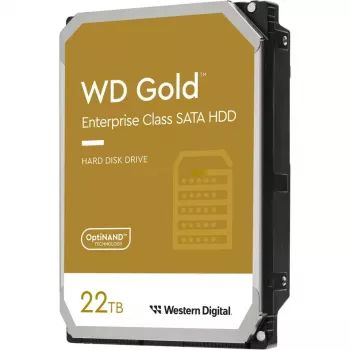 WESTERN DIGITAL harde schijf - WD Gold WD221KRYZ - 22 TB - SATA 6 Gb/s - 3,5 inch - 7200 tpm - 512 MB buffer