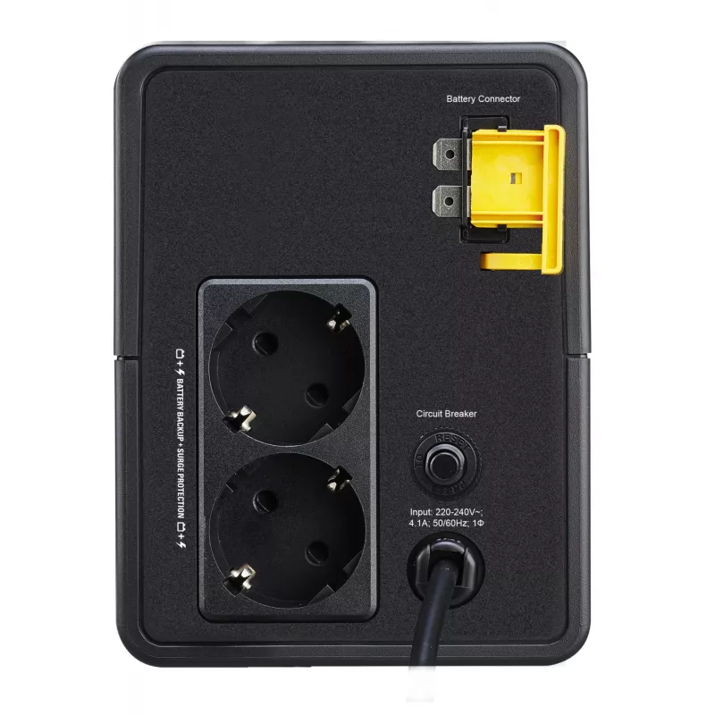 APC BVX900LI-GR noodstroomvoorziening (UPS) line-interactive 0,9 kVA 480 W 2 AC-uitgangen