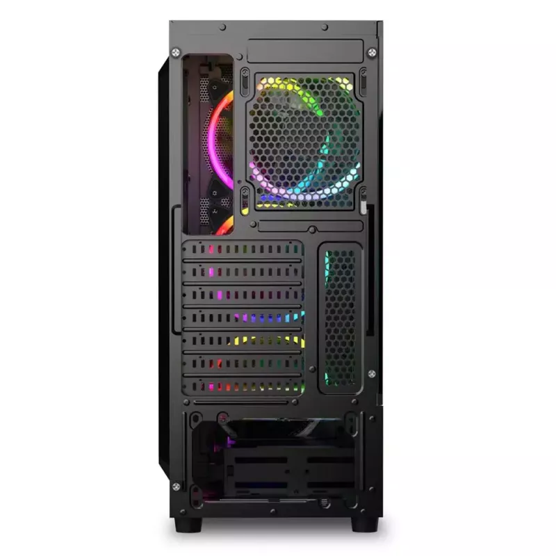 PC-behuizing Sharkoon RGB Wave desktop zwart