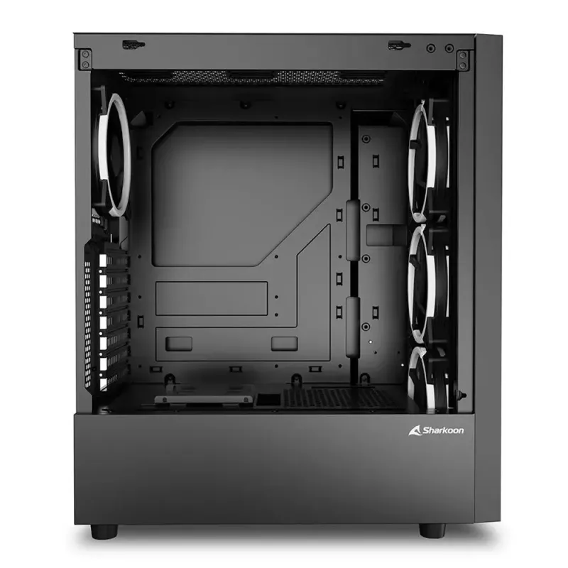 PC-behuizing Sharkoon RGB Wave desktop zwart