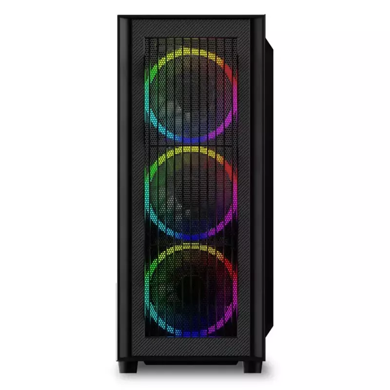 PC-behuizing Sharkoon RGB Wave desktop zwart