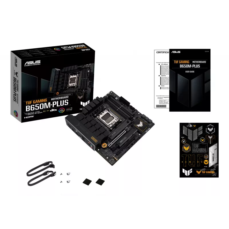 Moederbord ASUS TUF GAMING B650M-PLUS AMD B650 socket AM5 micro ATX