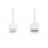 DIGITUS DB-600109-020-W USB-C-naar-Lightning-kabel, MFi-gecertificeerd, Power Delivery 2.0, 2 m, wit