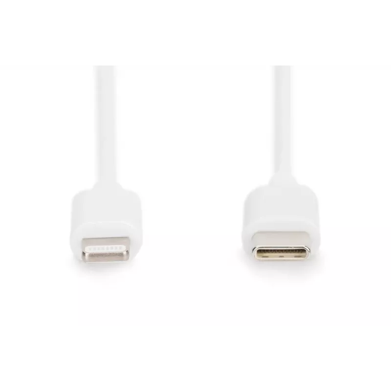 DIGITUS DB-600109-020-W USB-C-naar-Lightning-kabel, MFi-gecertificeerd, Power Delivery 2.0, 2 m, wit