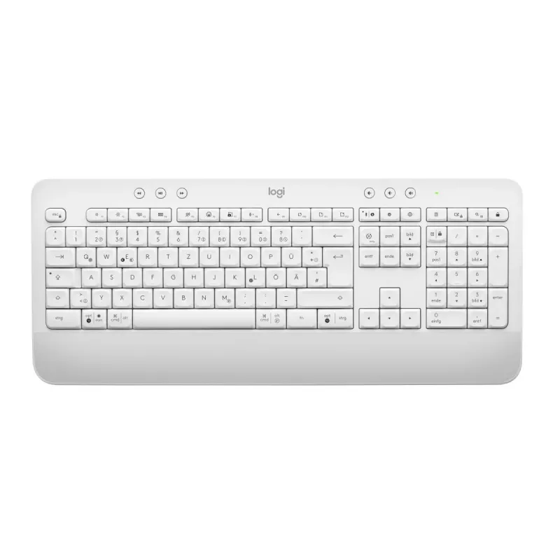 LOGITECH Signature K650 draadloos toetsenbord - off-white - Duits Qwertz