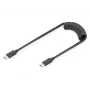 DIGITUS USB - Type-C naar USB - Type-C spiraalkabel, TPU USB 2.0, PD60W max; 1m