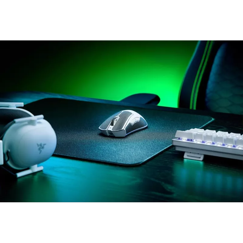 RAZER Deathadder V3 Pro ergonomische draadloze/bedrade gaming-muis wit