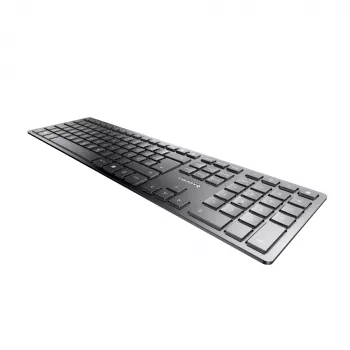 CHERRY KW 9100 slank toetsenbord universeel RF draadloos + Bluetooth QWERTZ zwart