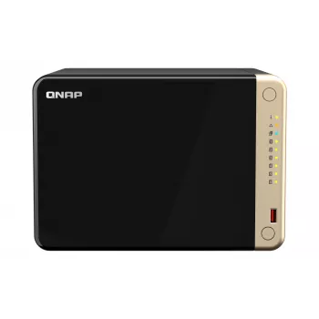 QNAP TS-664 NAS tower Intel® Celeron® N5095 8 GB DDR4 0 TB QNAP QTS zwart, brons