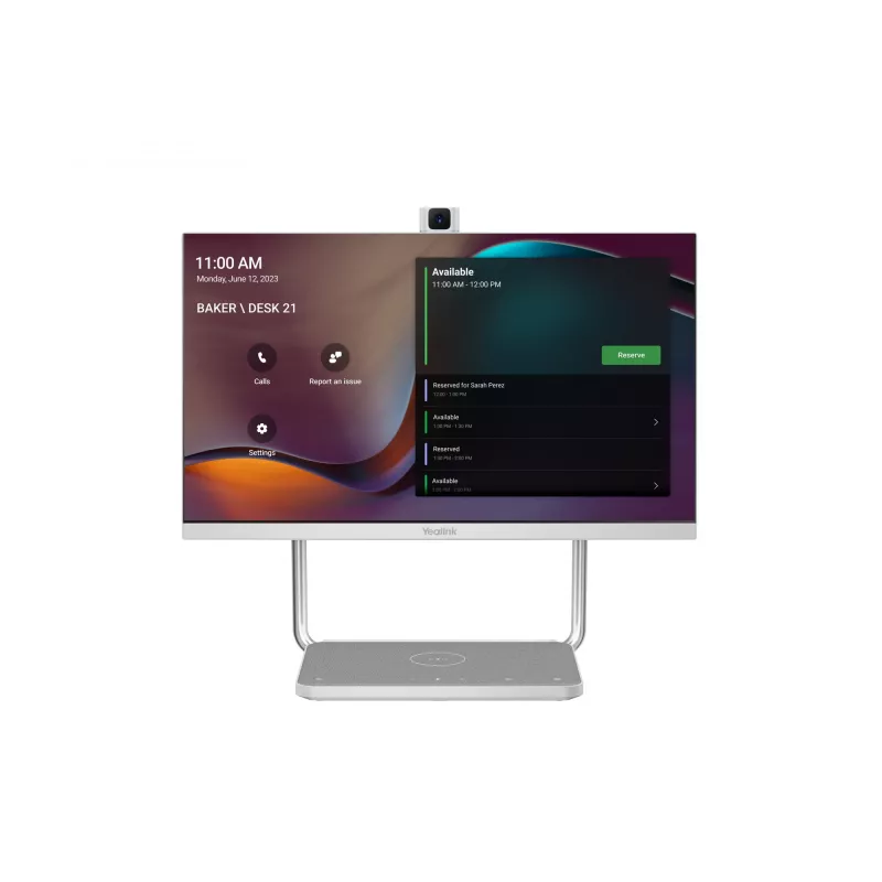 Videocollaboratiebalk Yealink DeskVision A24 grijs zilver