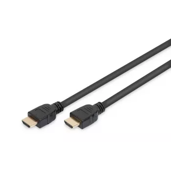 DIGITUS HDMI Ultra High Speed-verbindingskabel, type A M/M, 1m met Ethernet, UHD 8K 60p, zwart